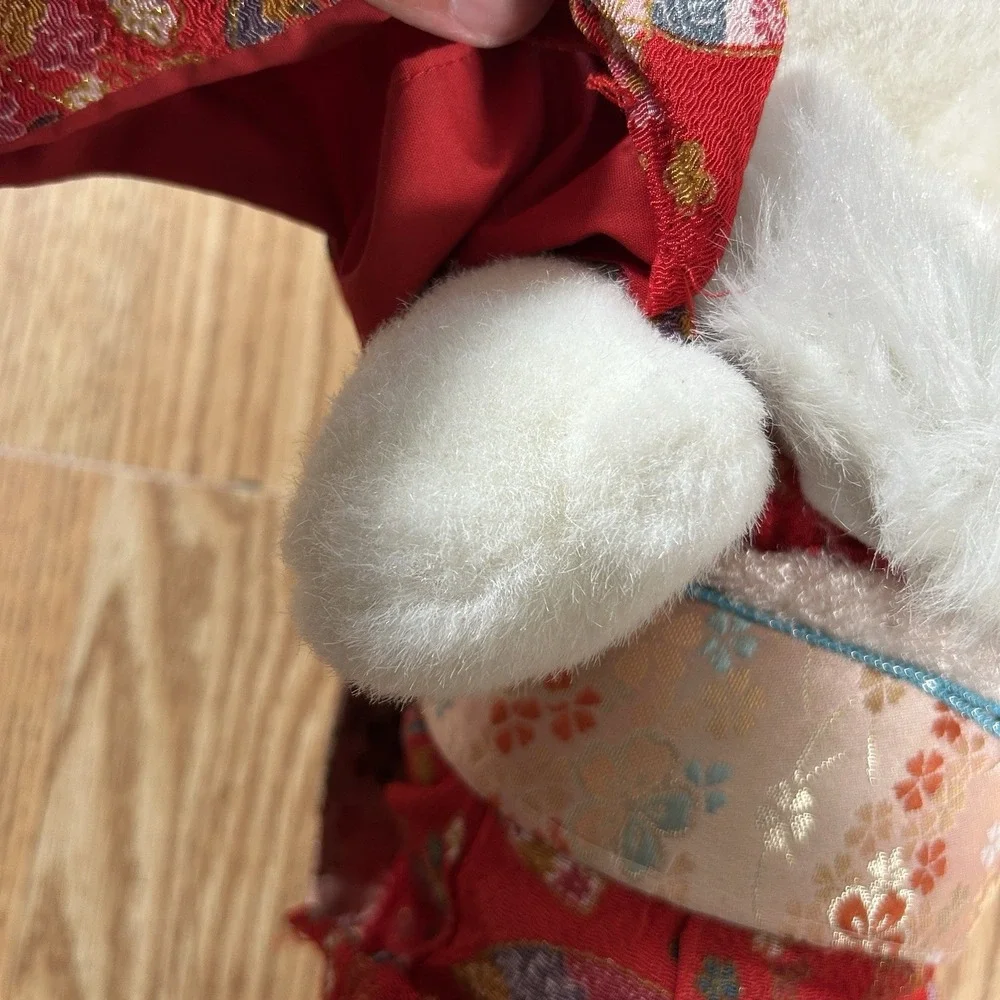 Authentic Hello Kitty Plush Doll Limited Edition 2002 Sanrio Kimono Dress *READ